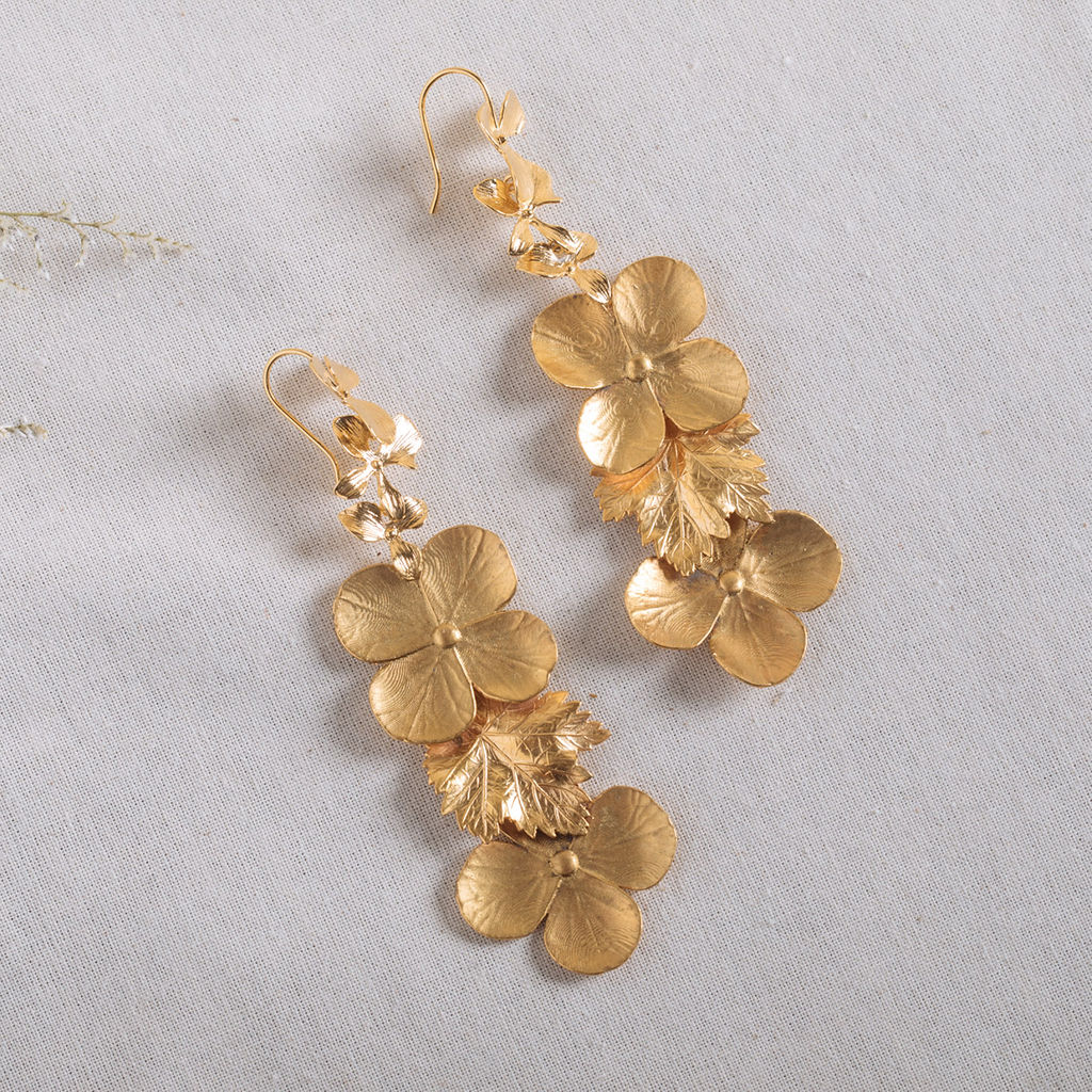 Boucles d'oreilles - EMMELINE - - PerlaRosa Atelier HANDMADE Paris